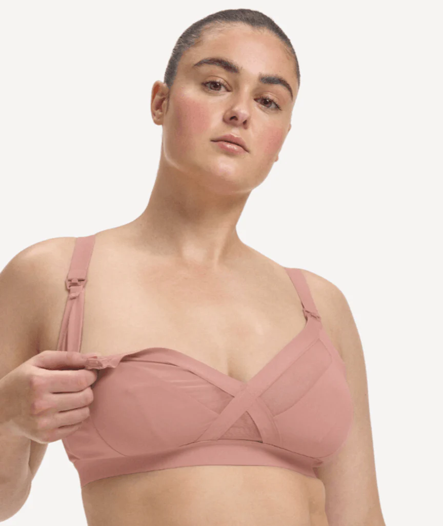 Nala Maternity Support Wirefree Bralette - Desert Dust - Image 2
