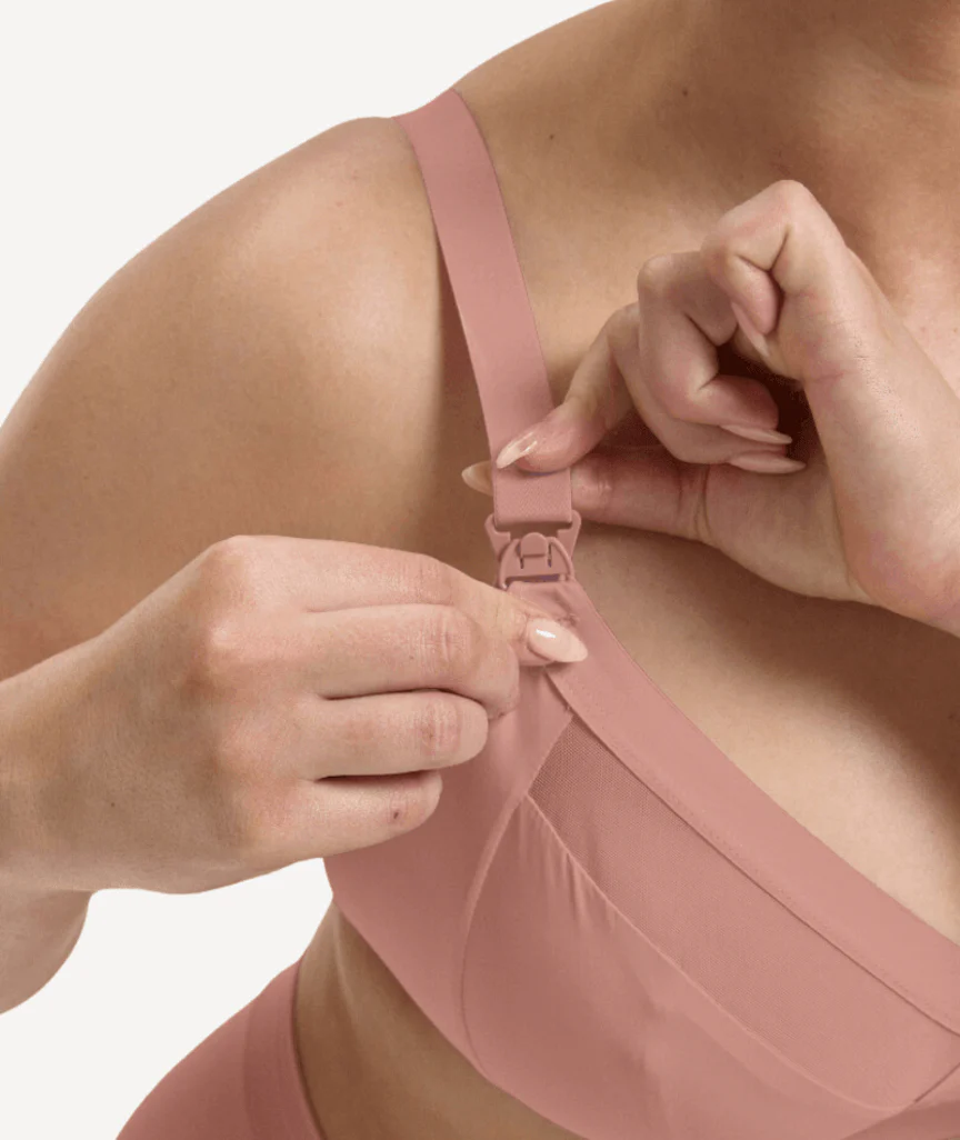 Nala Maternity Support Wirefree Bralette - Desert Dust - Image 5