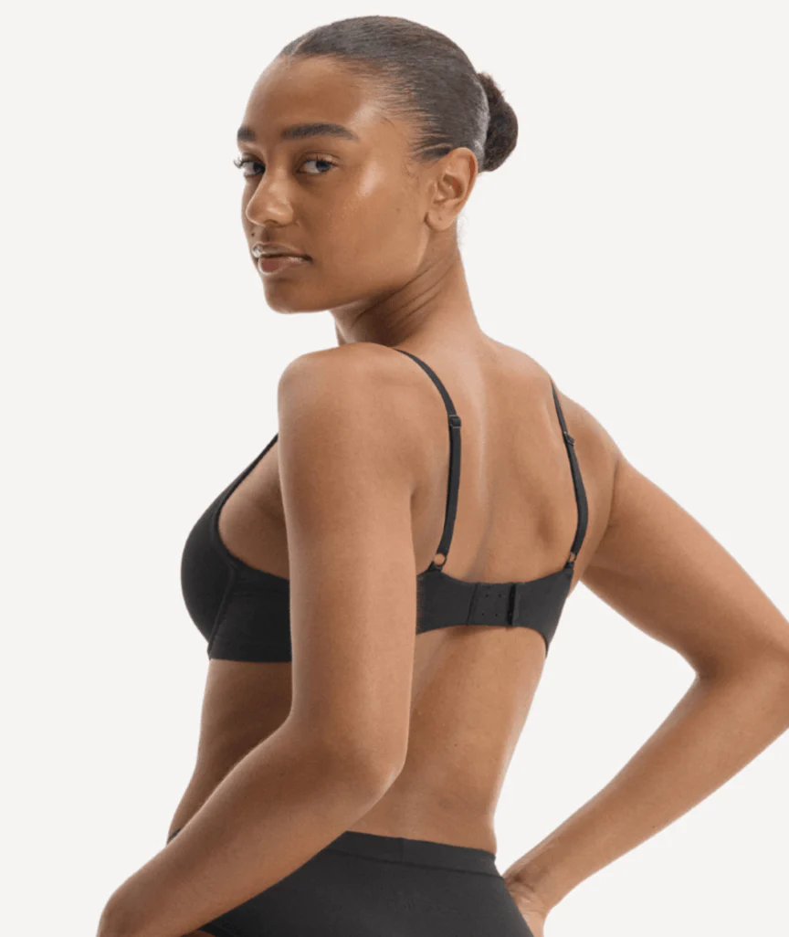 Nala Mesh Moment Underwire Bra - Licorice - Image 3