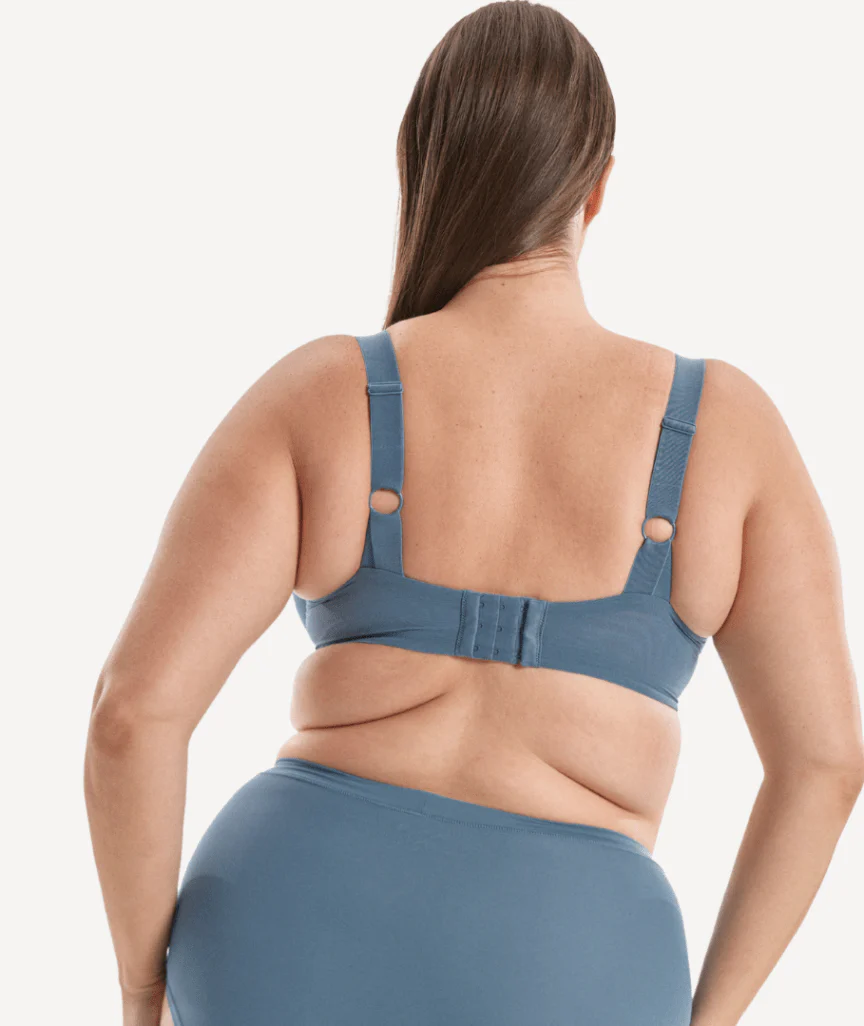 Nala Mesh Underwire Bra - Blue Steel - Image 6