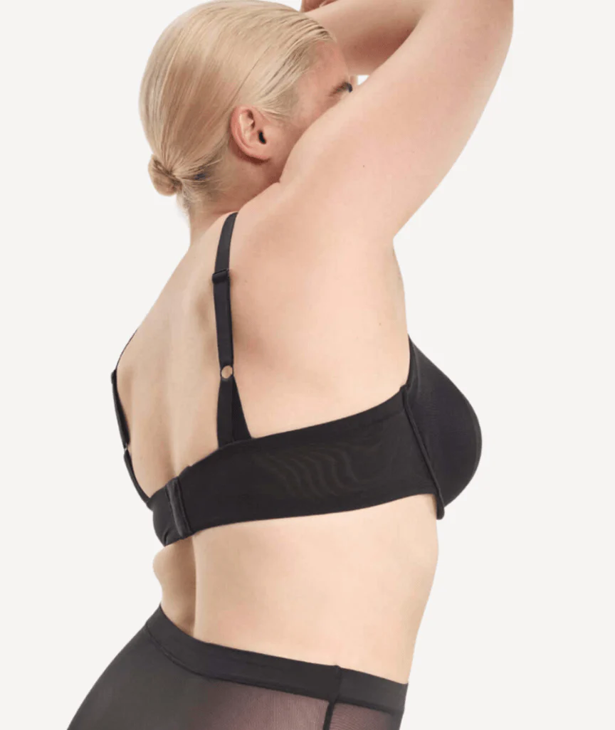 Nala Mesh Underwire Bra - Licorice - Image 5