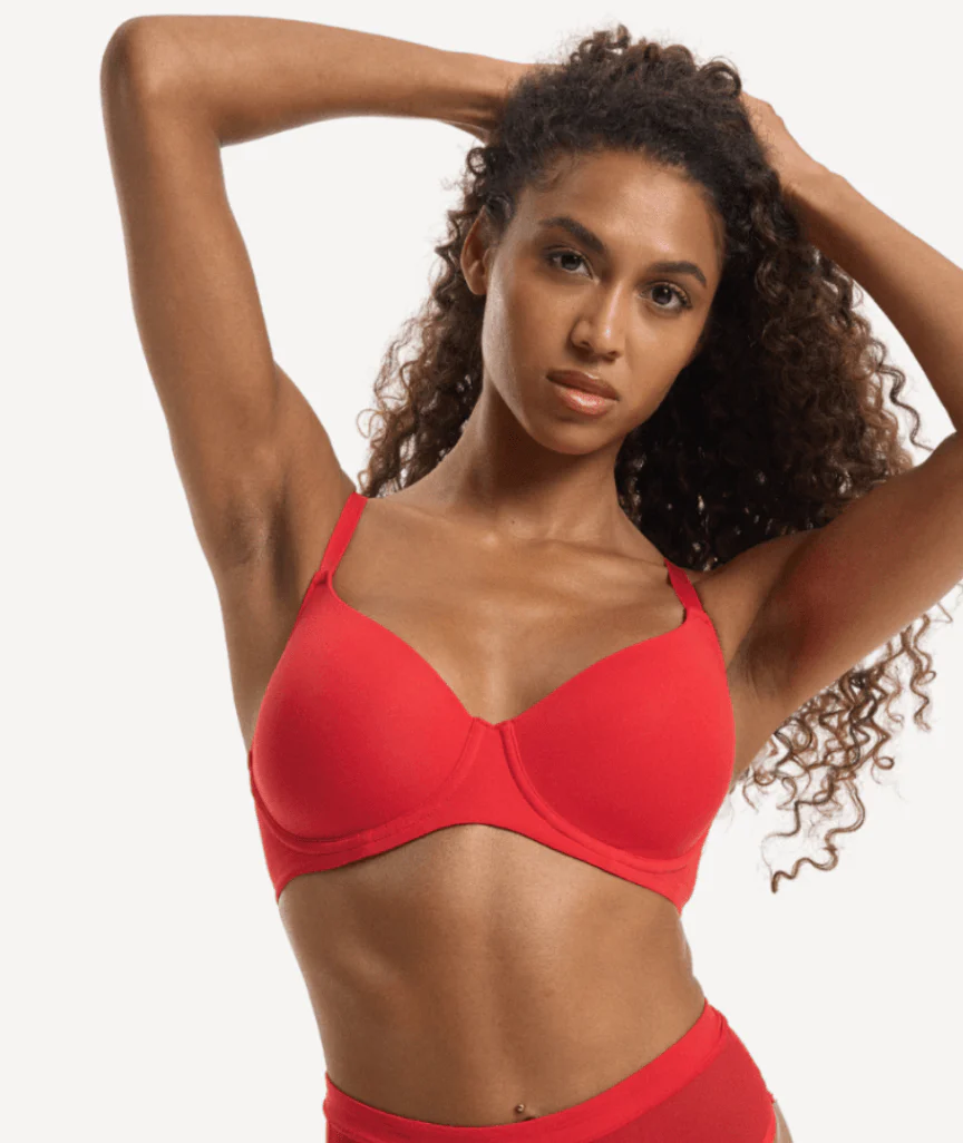 Nala Padded Flexiwire Bra - Cherry Jam - Image 2