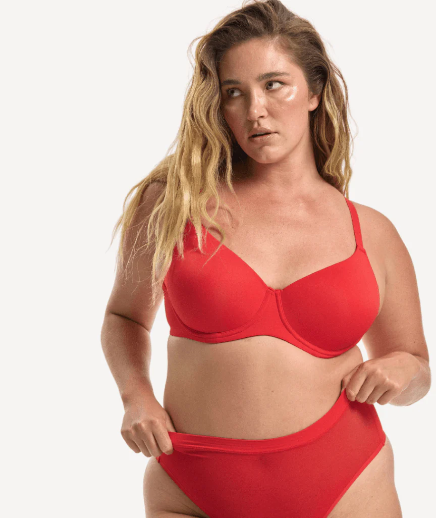 Nala Padded Flexiwire Bra - Cherry Jam - Image 3