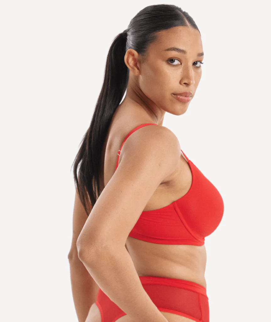 Nala Padded Flexiwire Bra - Cherry Jam - Image 8