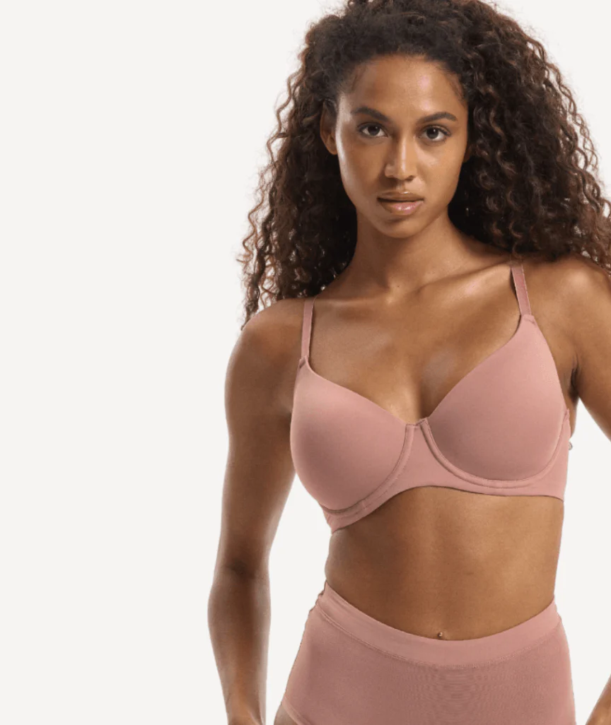 Nala Padded Flexiwire Bra - Desert Dust - Image 2