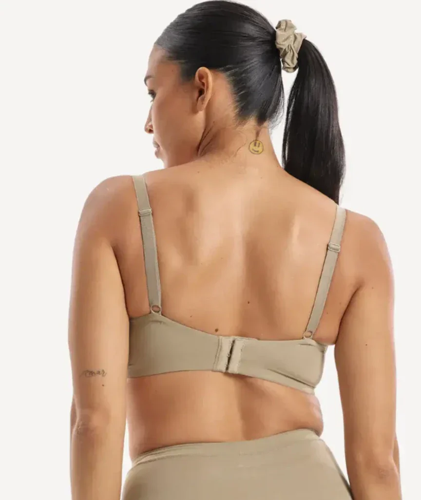 Nala Padded Flexiwire Bra - Porcini Mushroom - Image 2