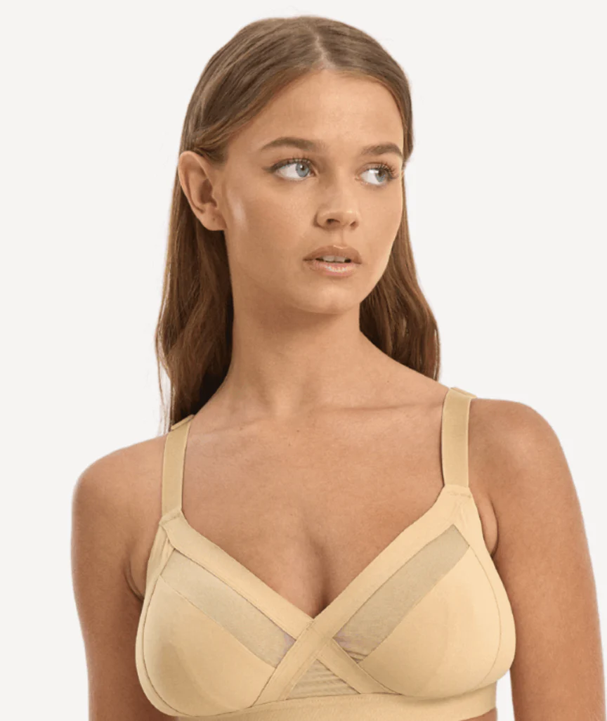 Nala Support Wirefree Bralette - Almond Milk - Image 3