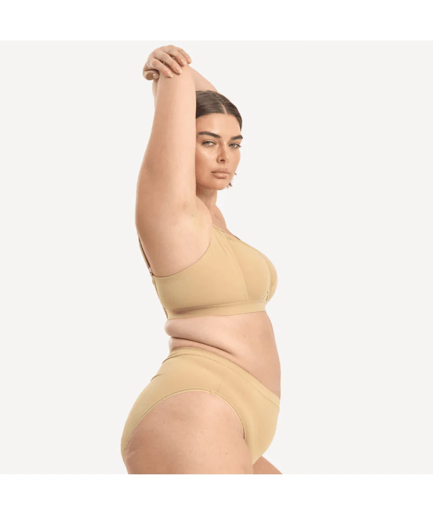 Nala Support Wirefree Bralette - Almond Milk - Image 5