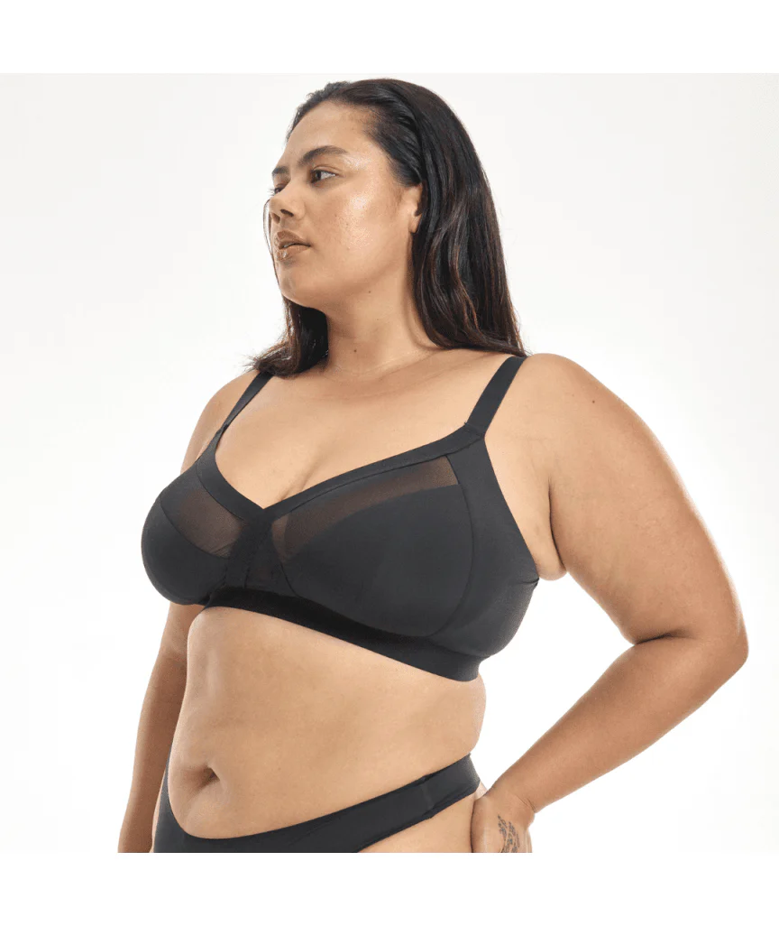 Nala Support Wirefree Bralette - Licorice - Image 2