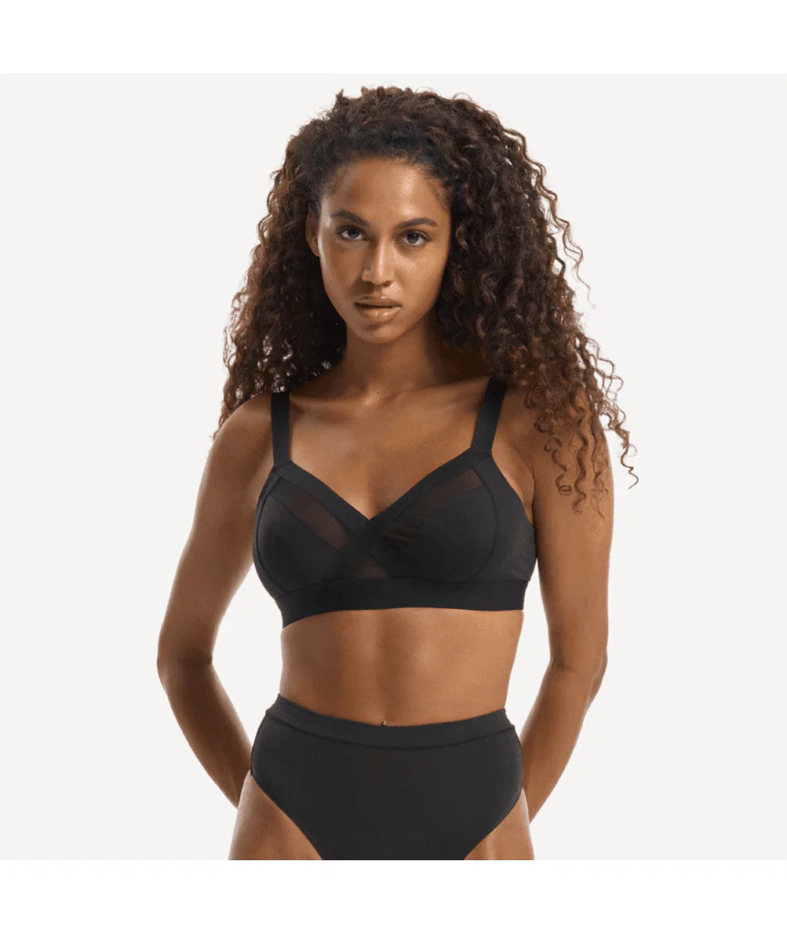 Nala Support Wirefree Bralette - Licorice - Image 4