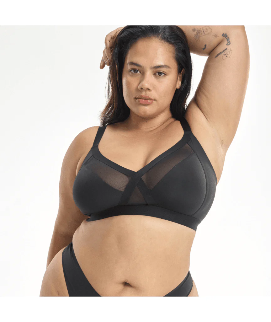 Nala Support Wirefree Bralette - Licorice - Image 6