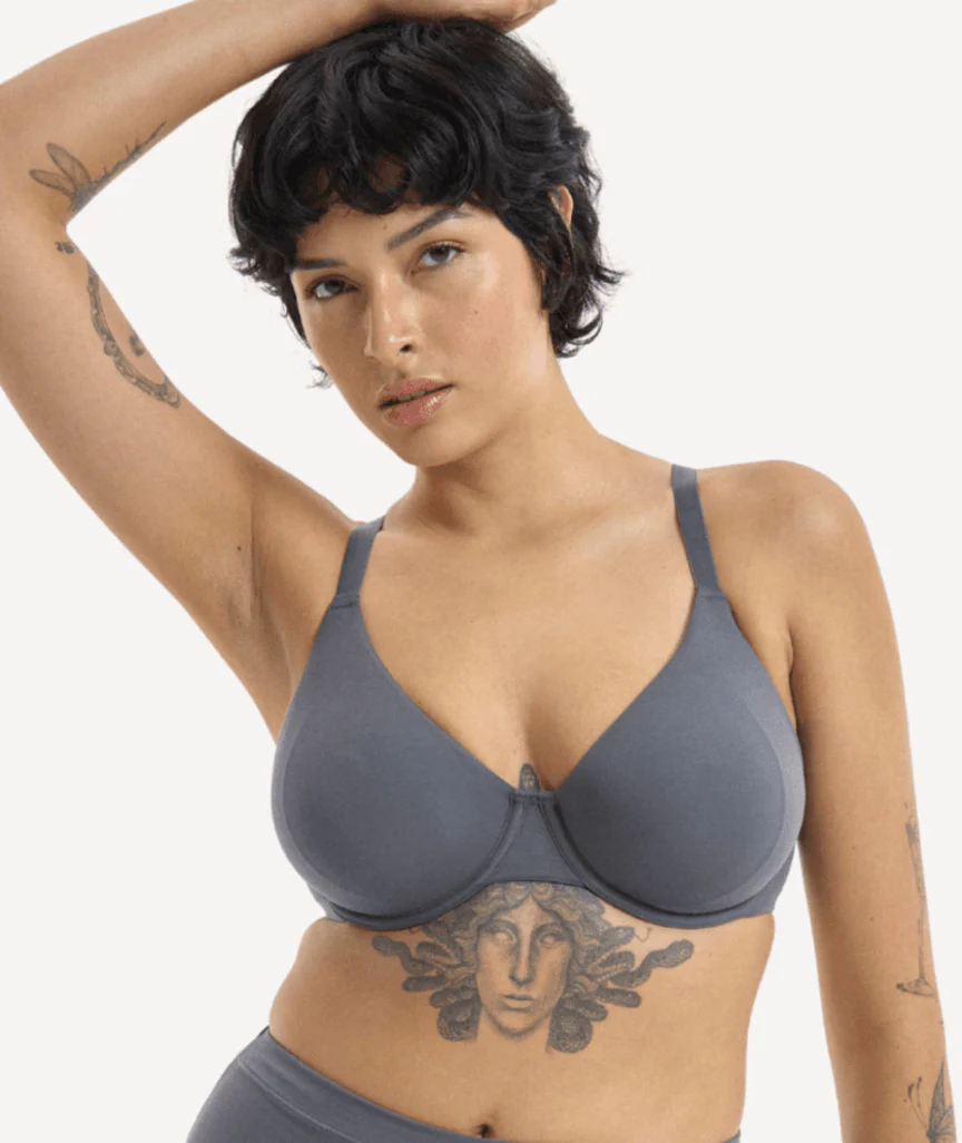 Nala Underwire Bra - Better Than Cotton - Galaxy Grey - Image 4