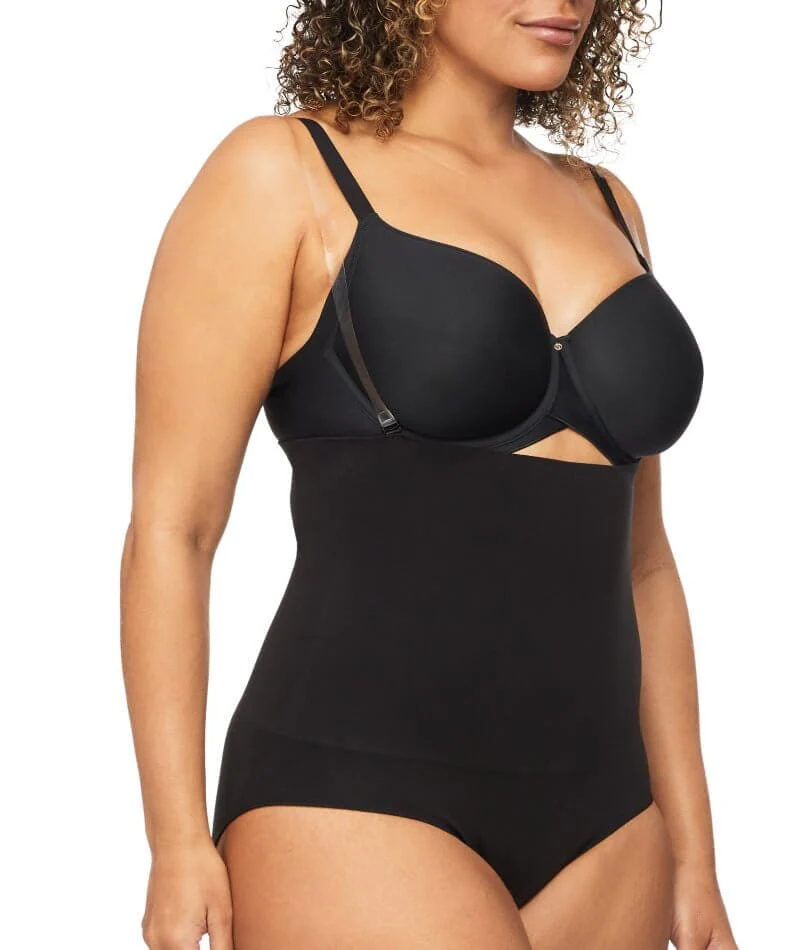 Nancy Ganz Bamboo Essentials High Waisted Brief - Black - Image 3