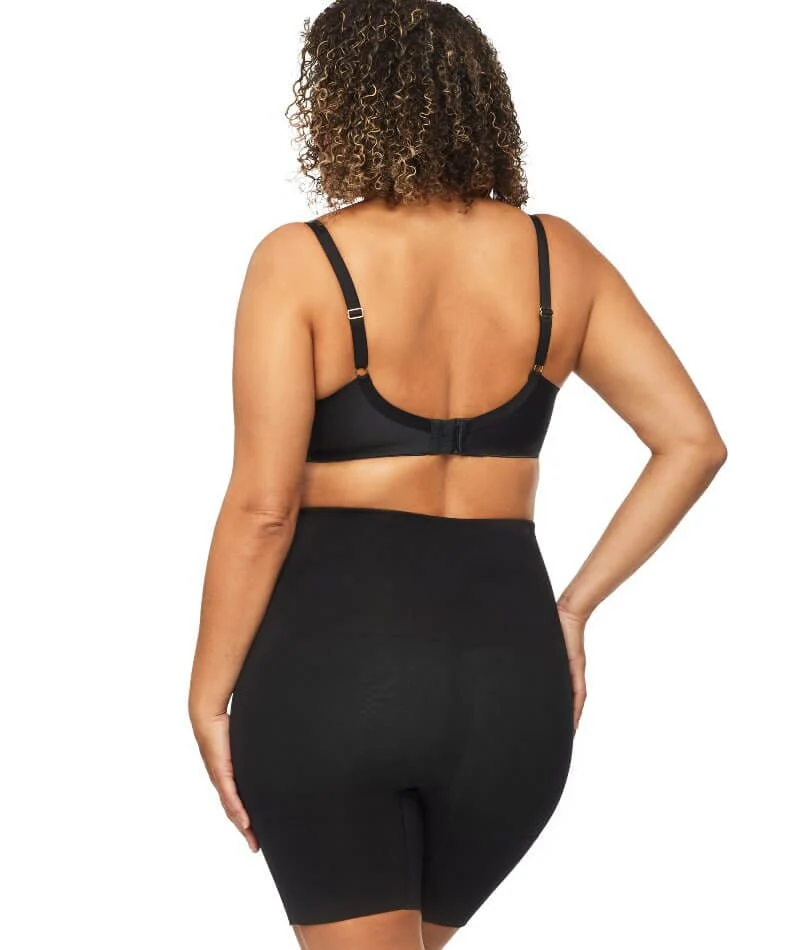 Nancy Ganz Bamboo Essentials Waisted Thigh Shaper Short - Black - Image 7