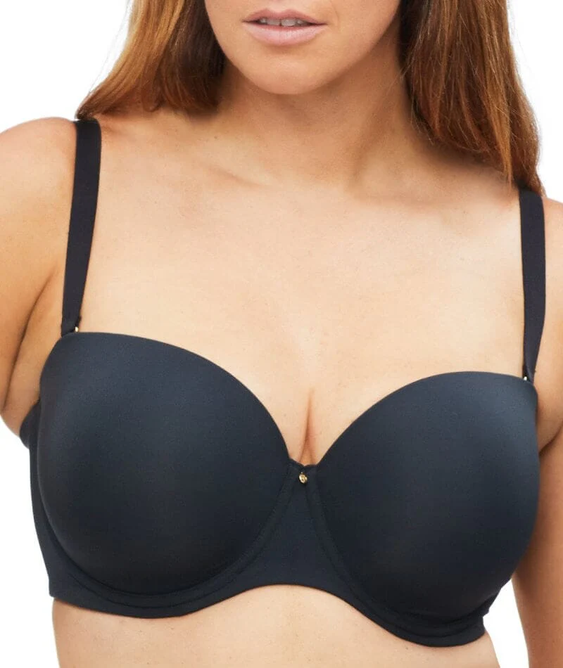 Nancy Ganz Body Define Strapless Full Cup Contour Bra - Black - Image 3