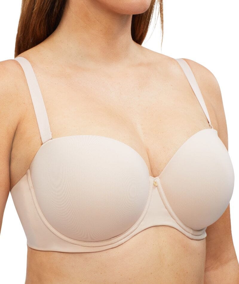 Nancy Ganz Body Define Strapless Full Cup Contour Bra - Warm Taupe - Image 5