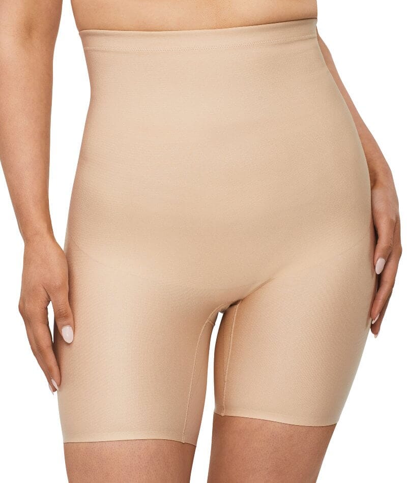 Nancy Ganz X-Factor High Waisted Thigh Shaper Short - Warm Taupe - Image 4