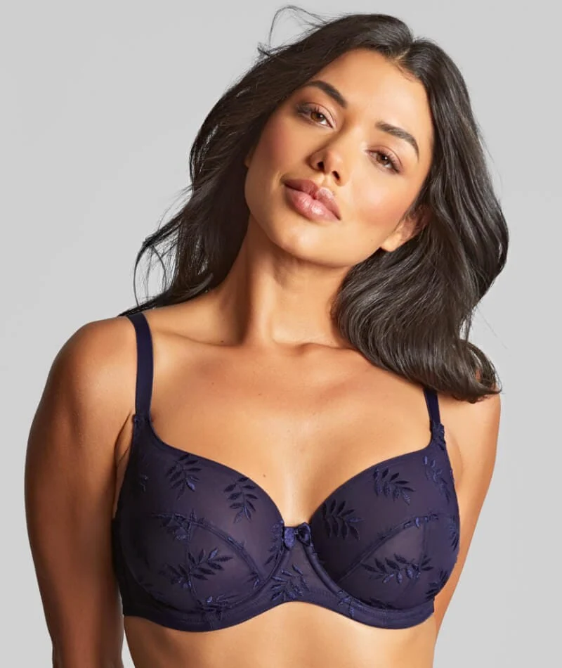 Panache Tango Underwired Balconnet Bra - Navy - Image 2
