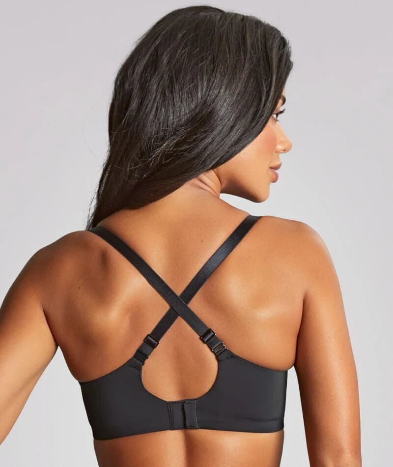 Panache 365 Underwired Plunge Bra - Black - Image 3