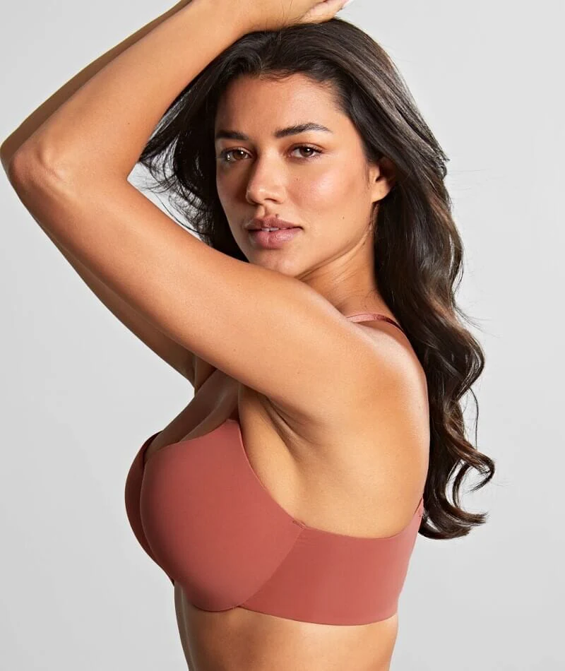 Panache 365 Underwired T-Shirt Bra - Lipstick - Image 6
