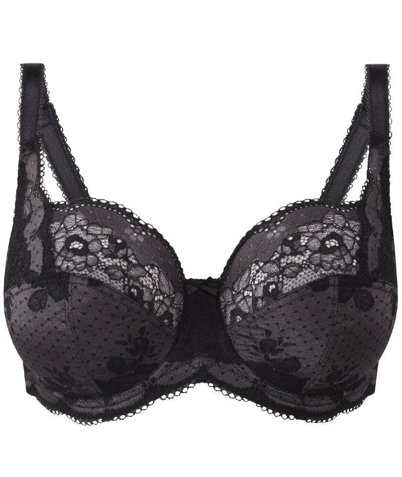 Panache Clara Full Cup Underwired Bra - Charcoal/Black - Image 20