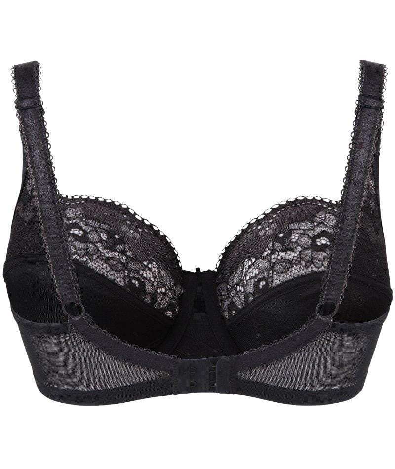 Panache Clara Full Cup Underwired Bra - Charcoal/Black - Image 21