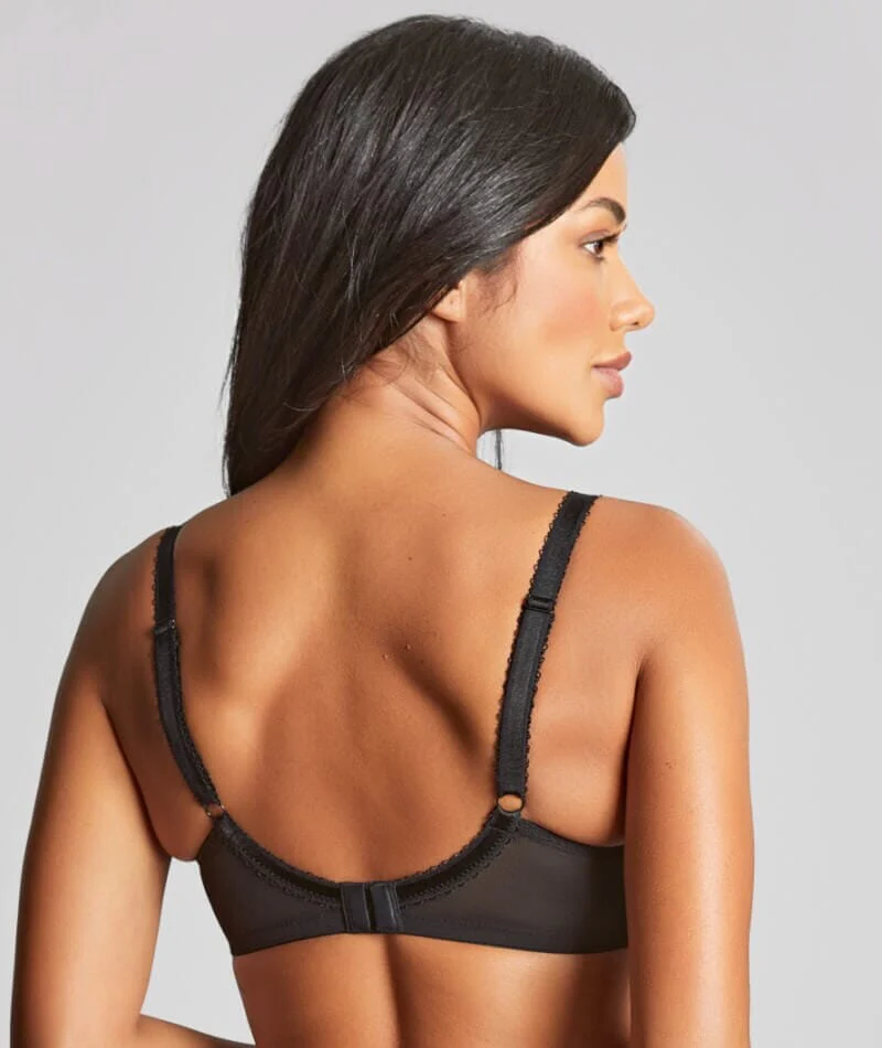 Panache Clara Full Cup Underwired Bra - Charcoal/Black - Image 5