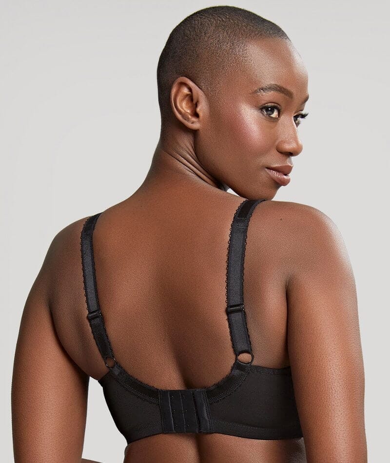 Panache Clara Full Cup Underwired Bra - Charcoal/Black - Image 7
