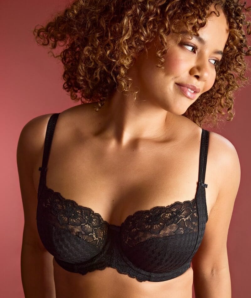 Panache Envy Full Cup Underwire Bra - Black - Image 3
