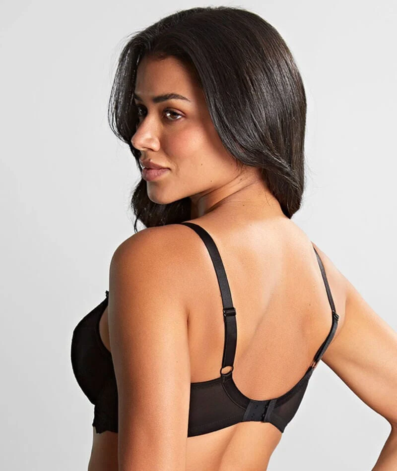Panache Ana Underwired Plunge Bra - Black - Image 4