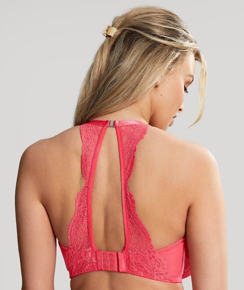 Panache Addison Non Padded Underwired Plunge Bra - Paradise Pink - Image 5