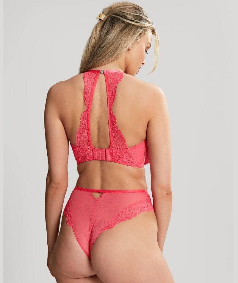 Panache Addison Non Padded Underwired Plunge Bra - Paradise Pink - Image 7