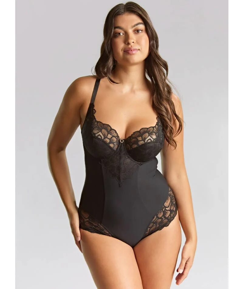 Panache Allure Underwired Full Cup Bodysuit - Black