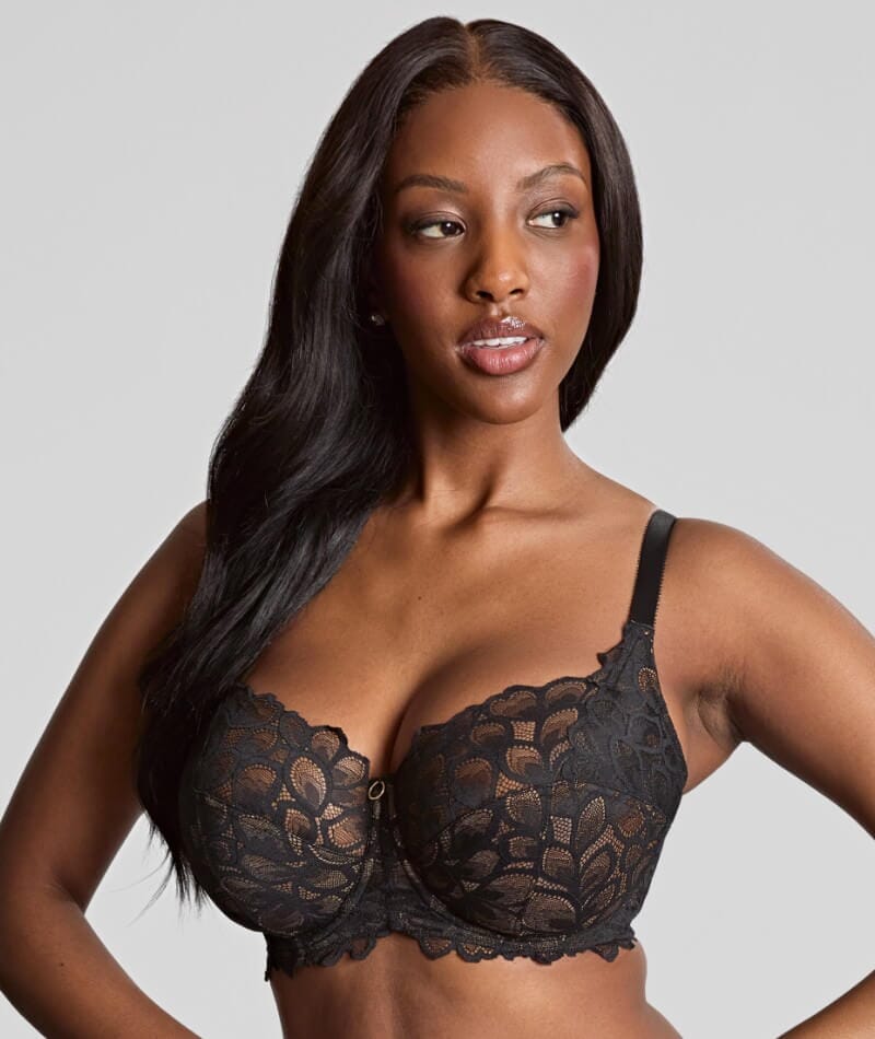 Panache Allure Underwired Full Cup Bra - Black/Latte - Image 12