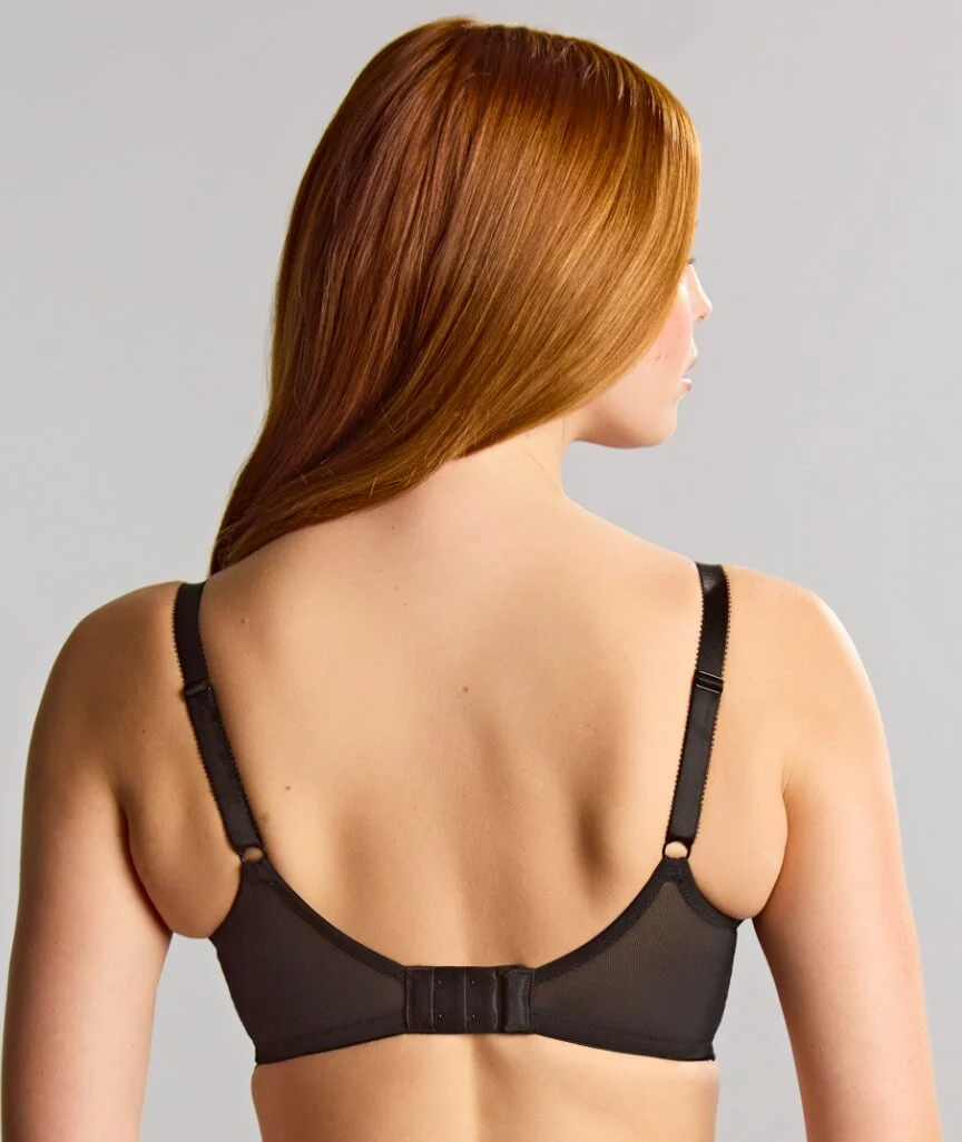 Panache Allure Underwired Full Cup Bra - Black/Latte - Image 2