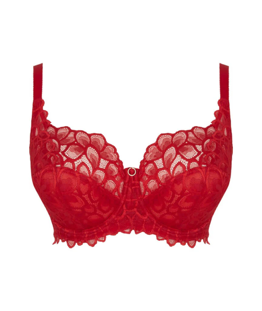 Panache Allure Underwired Full Cup Bra - True Red - Image 8