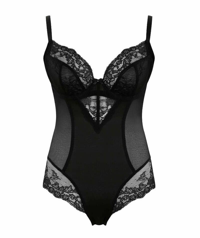 Panache Ana Non Padded Bodysuit - Black - Image 5