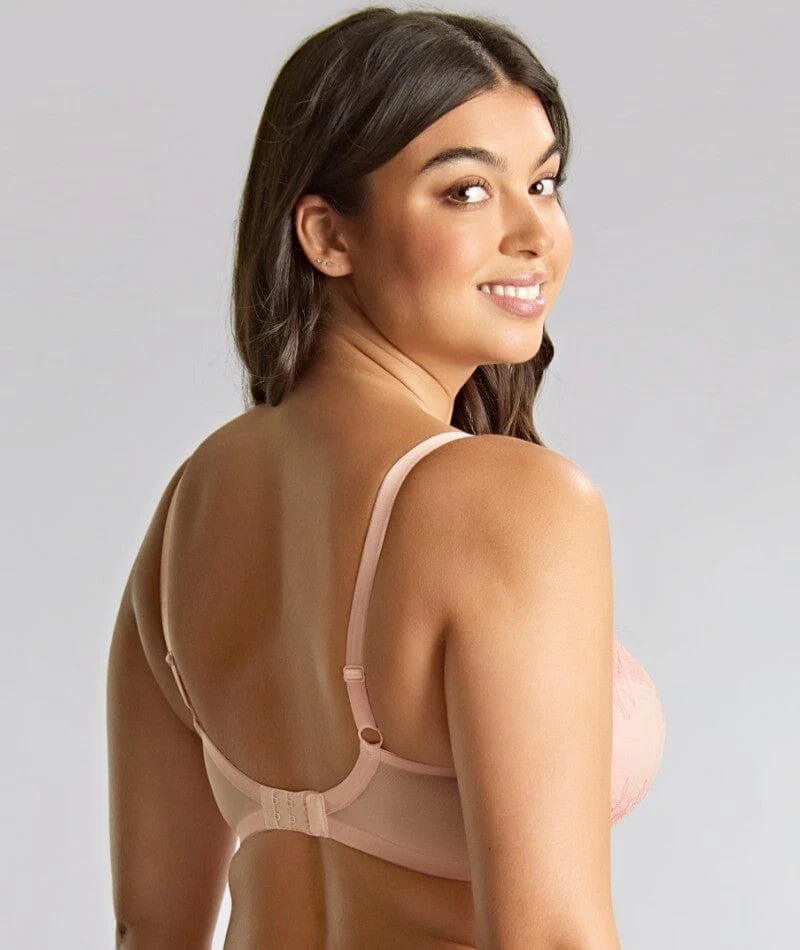 Panache Ana Underwired Plunge Bra - Pink - Image 4