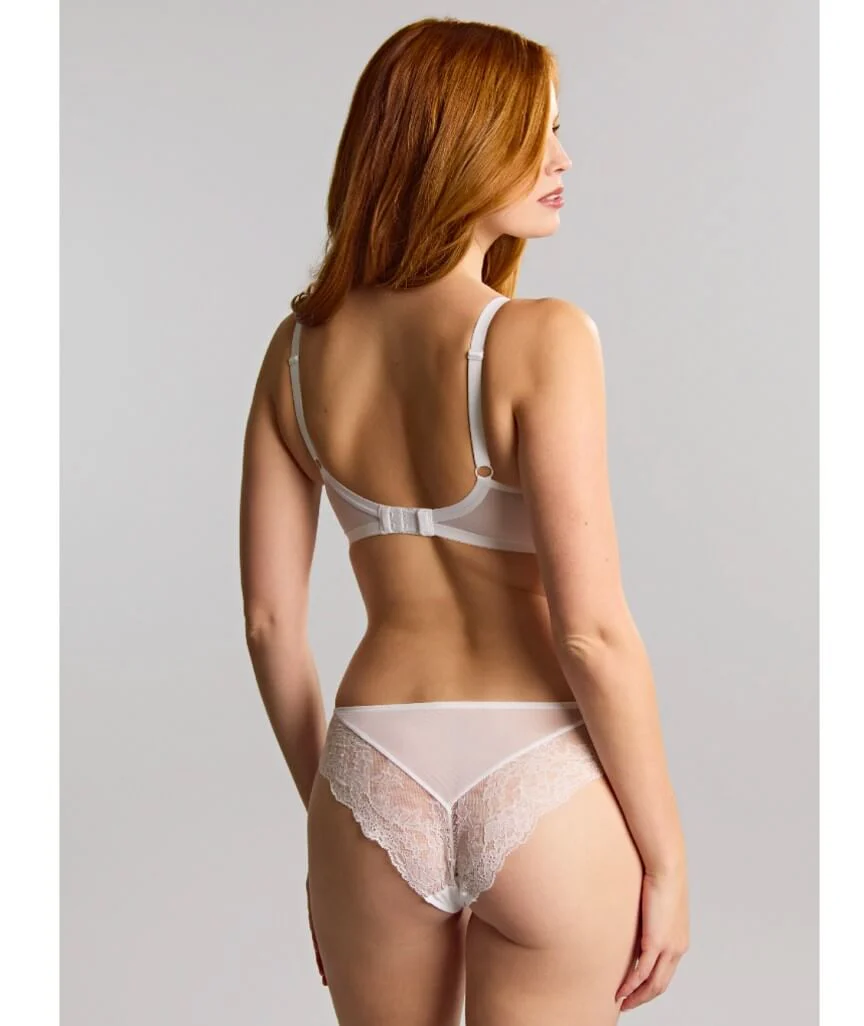 Panache Ana Underwired Plunge Bra - White - Image 13