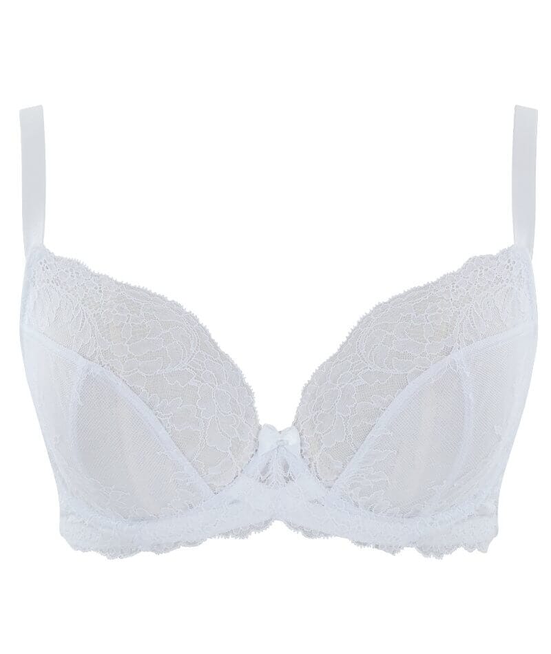 Panache Ana Underwired Plunge Bra - White - Image 14