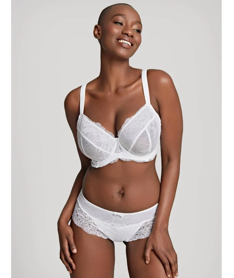 Panache Ana Underwired Plunge Bra - White - Image 4