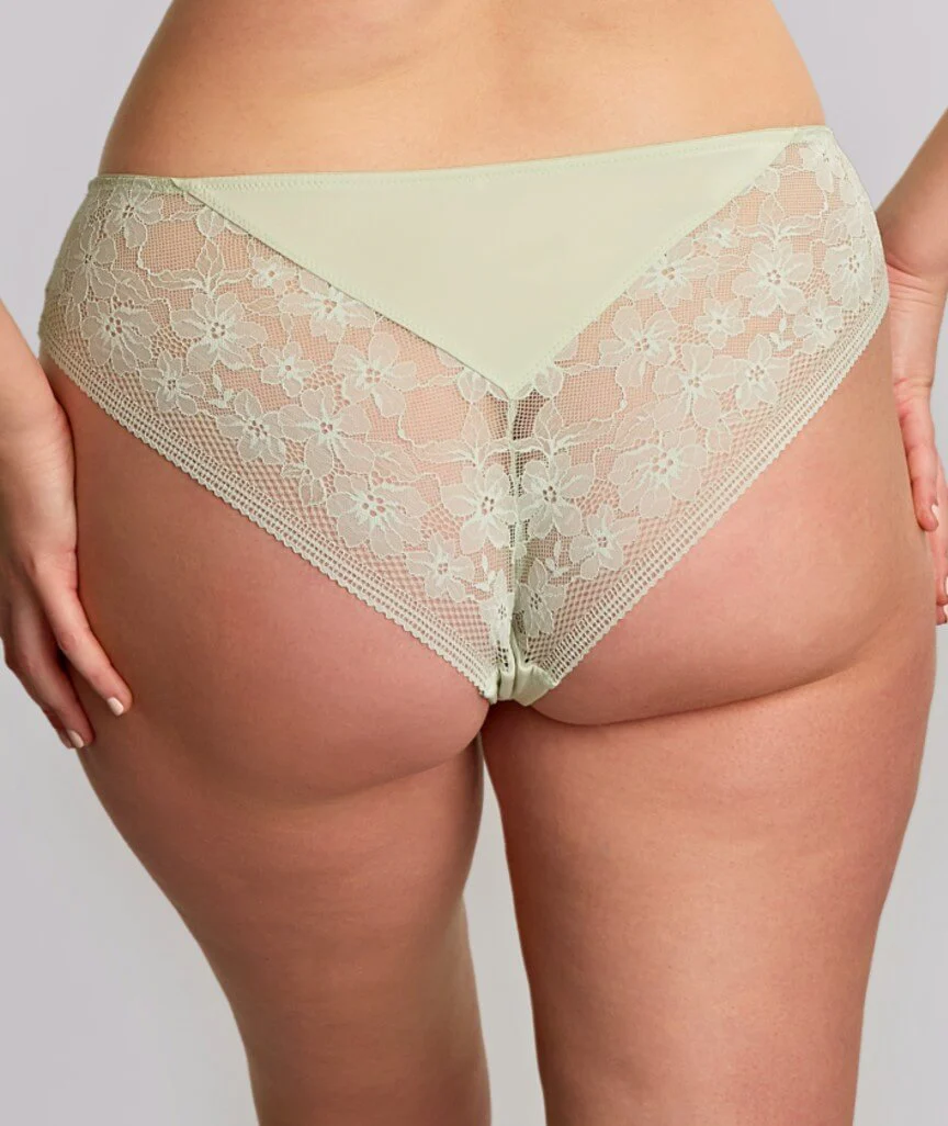 Panache Celeste Brazilian Brief - Pistachio - Image 3
