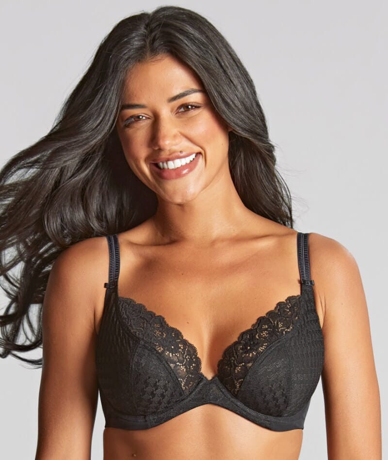 Panache Envy Plunge Underwire Bra - Black