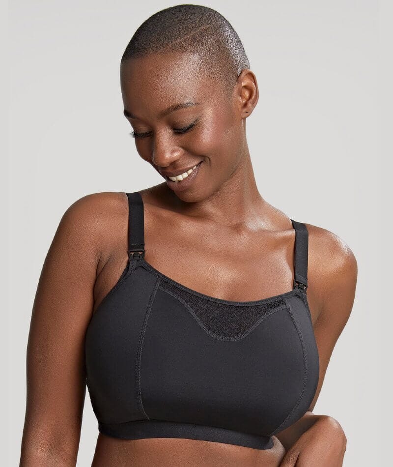 Panache Katherine Non-Underwire Nursing Bra - Black - Image 6