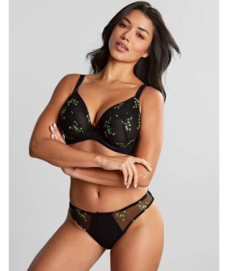 Panache Meadow Brazilian Brief - Black - Image 4