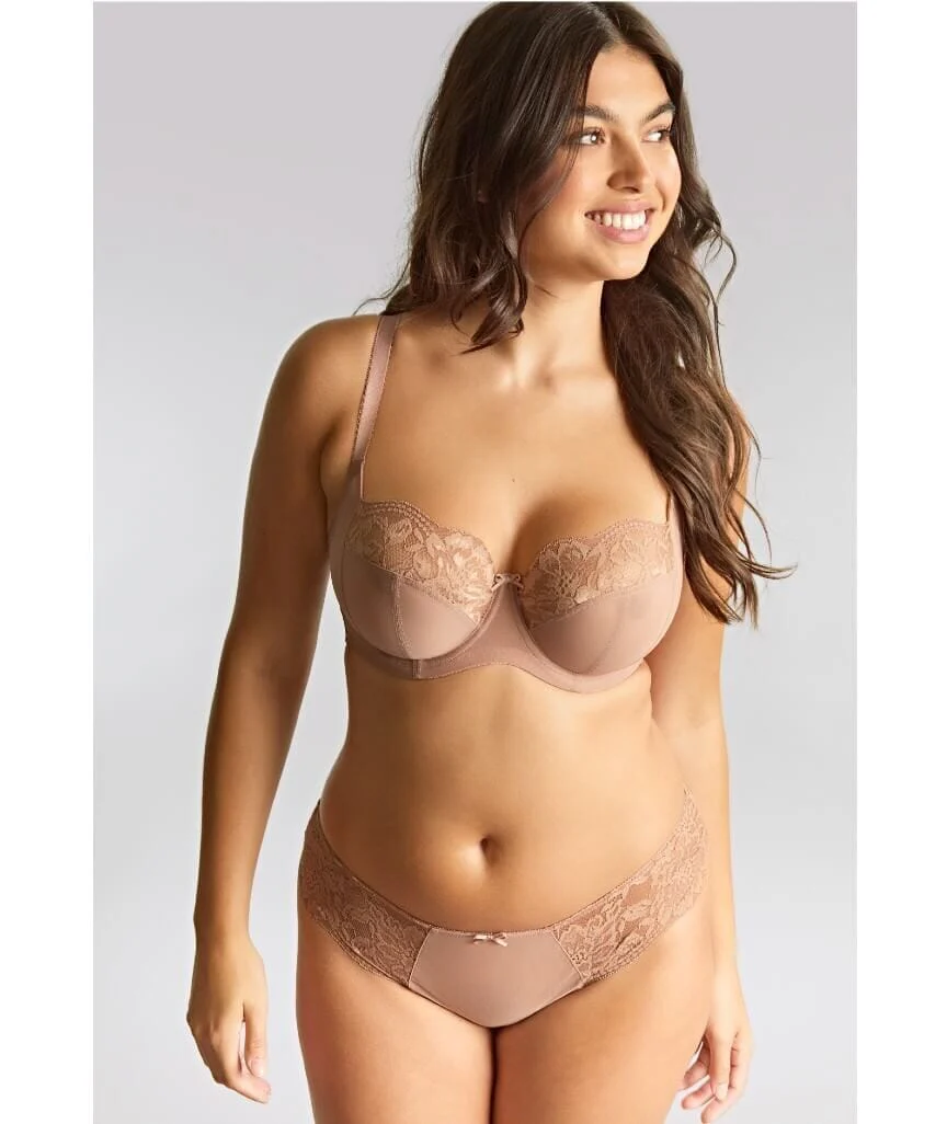 Panache Nina Underwired Balconette Bra - Mocha - Image 4