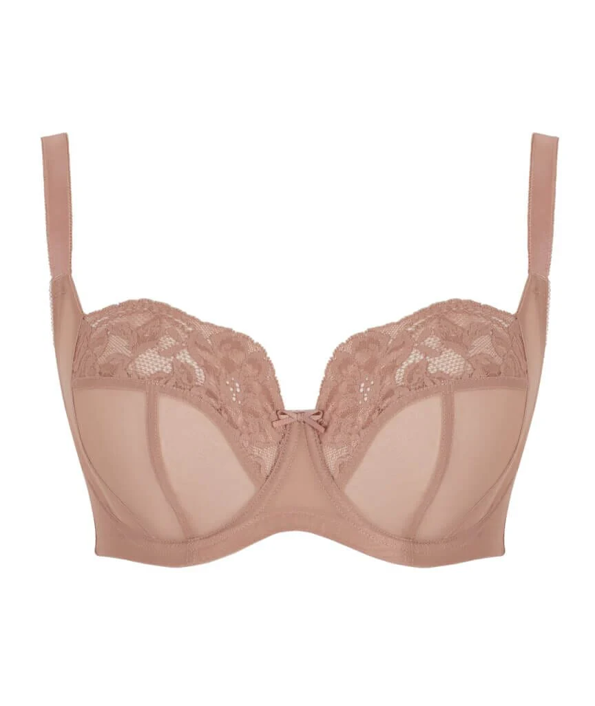 Panache Nina Underwired Balconette Bra - Mocha - Image 6