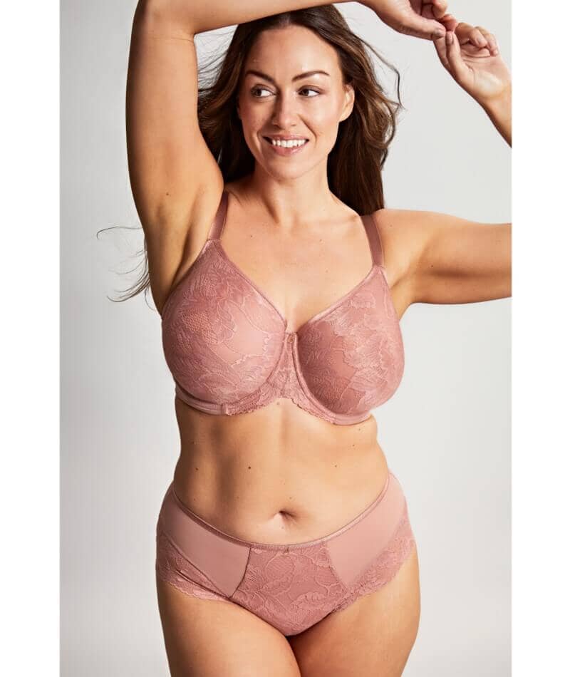 Panache Radiance Moulded Full Cup Underwire Bra - Ash Rose - Image 4