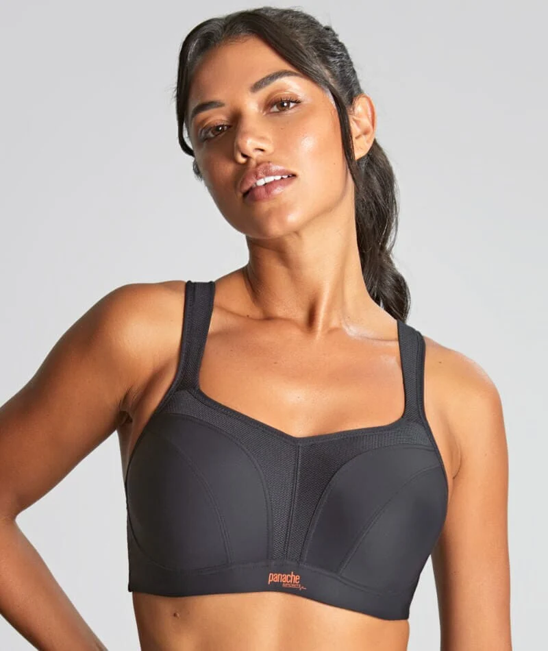 Panache Sport Power Underwired Sports Bra - Black - Image 13