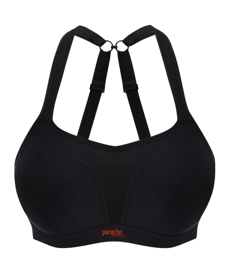 Panache Sport Power Underwired Sports Bra - Black - Image 23